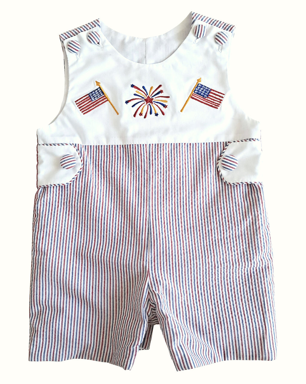 Baby Boy's "Americana Print" Overall - Little Threads Inc. Children's Clothing