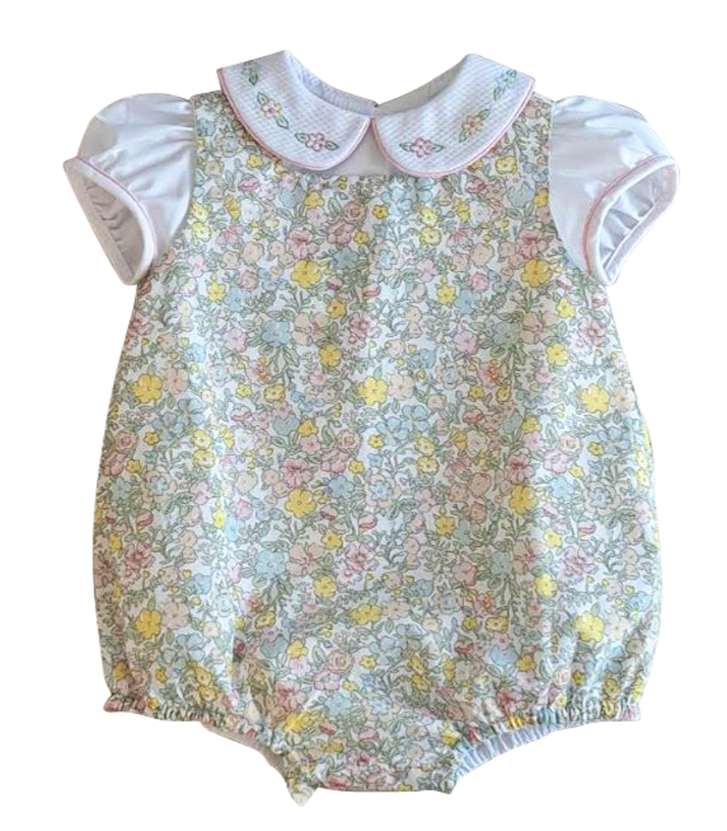 Spring Again Floral baby girl romper - Little Threads Inc. Children's Clothing