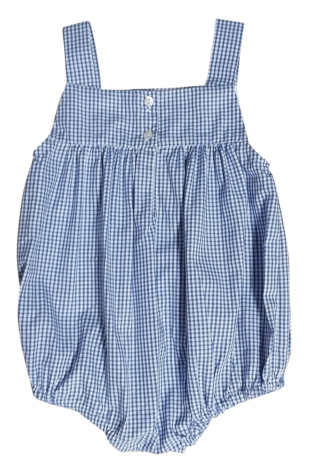 Firetruck Applique Boy's Romper - Little Threads Inc. Children's Clothing