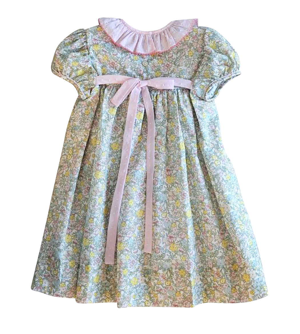 Baby Girl Spring Again Floral Dress - Little Threads Inc. Children's Clothing