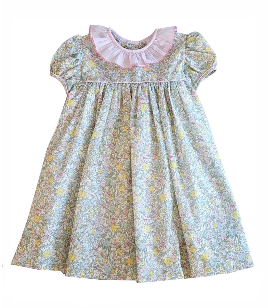 Baby Girl Spring Again Floral Dress - Little Threads Inc. Children's Clothing