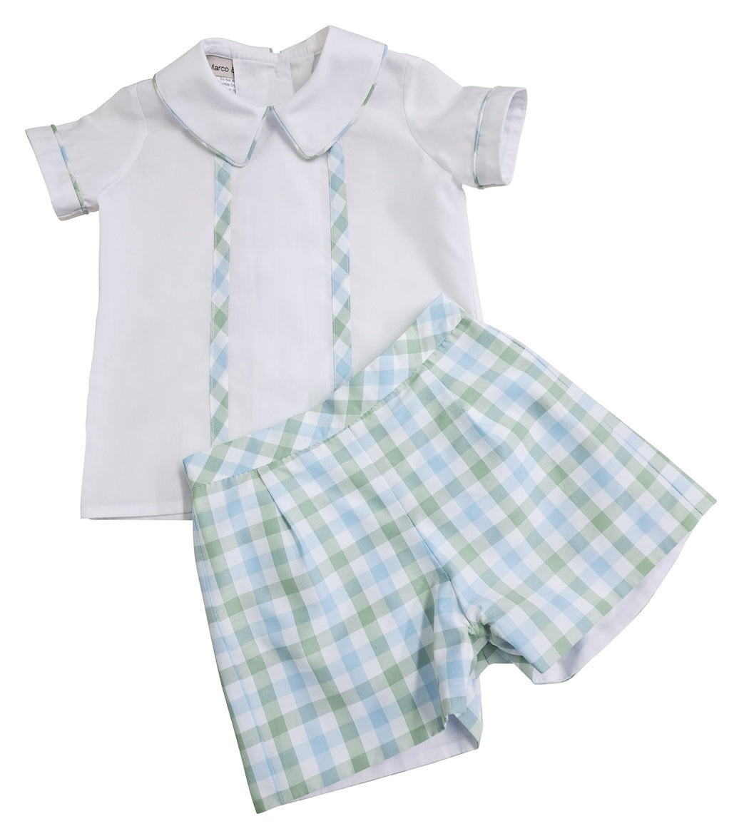 Oliver 2 pc Boy's Short Set - Little Threads Inc. Children's Clothing