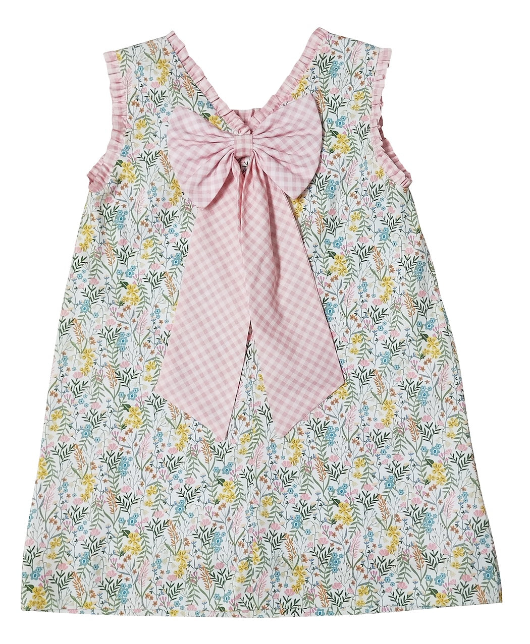 Adrian Floral A line girls dress - Little Threads Inc. Children's Clothing