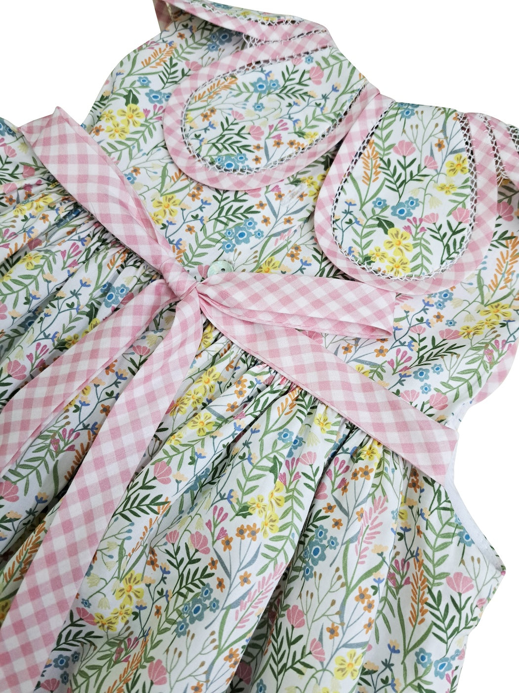 Adrian Petal Floral float sleeveless girls dress - Little Threads Inc. Children's Clothing