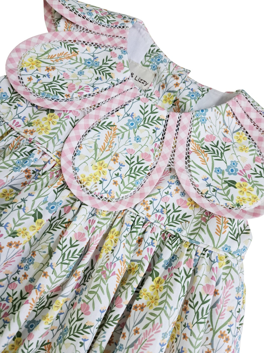 Adrian Petal Floral float sleeveless girls dress - Little Threads Inc. Children's Clothing