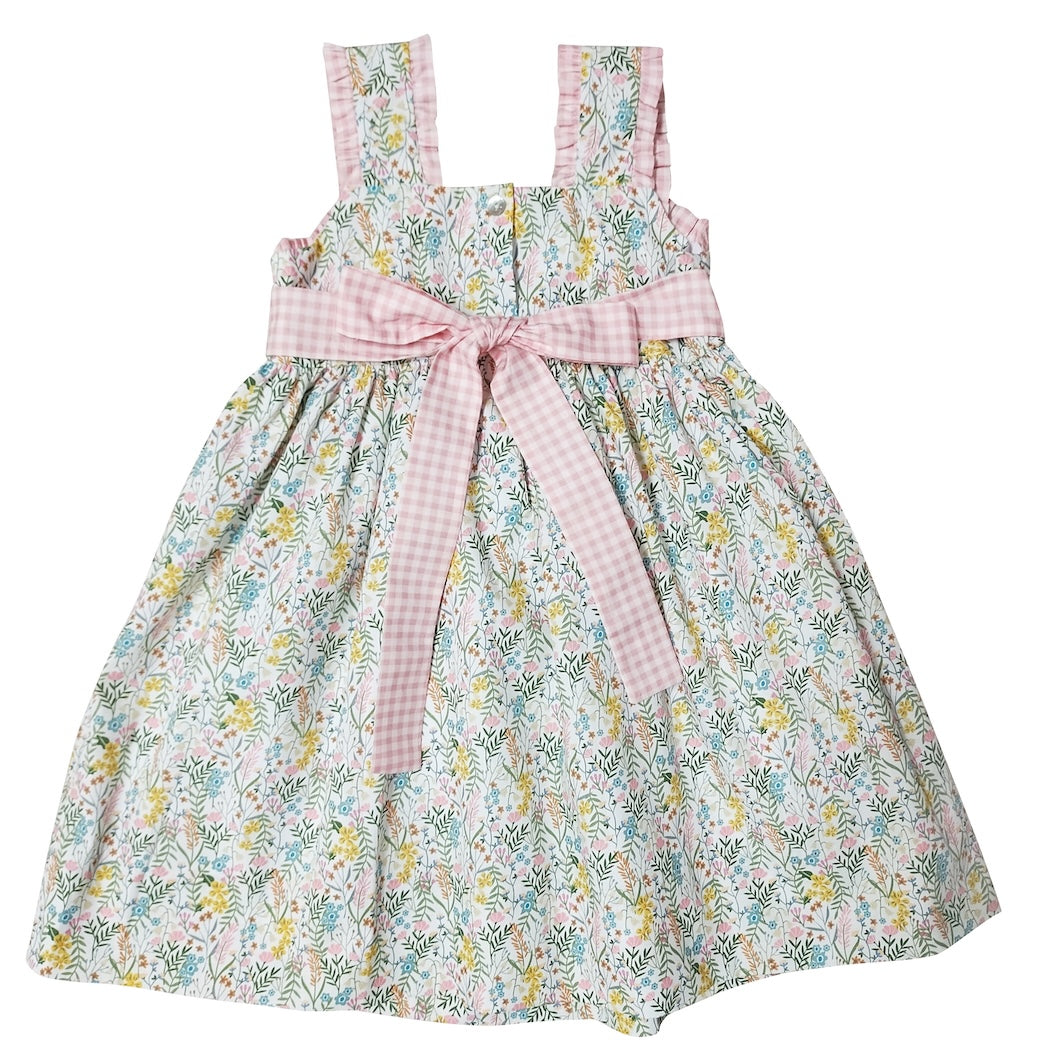 Adrian Floral Girls Dress - Little Threads Inc. Children's Clothing
