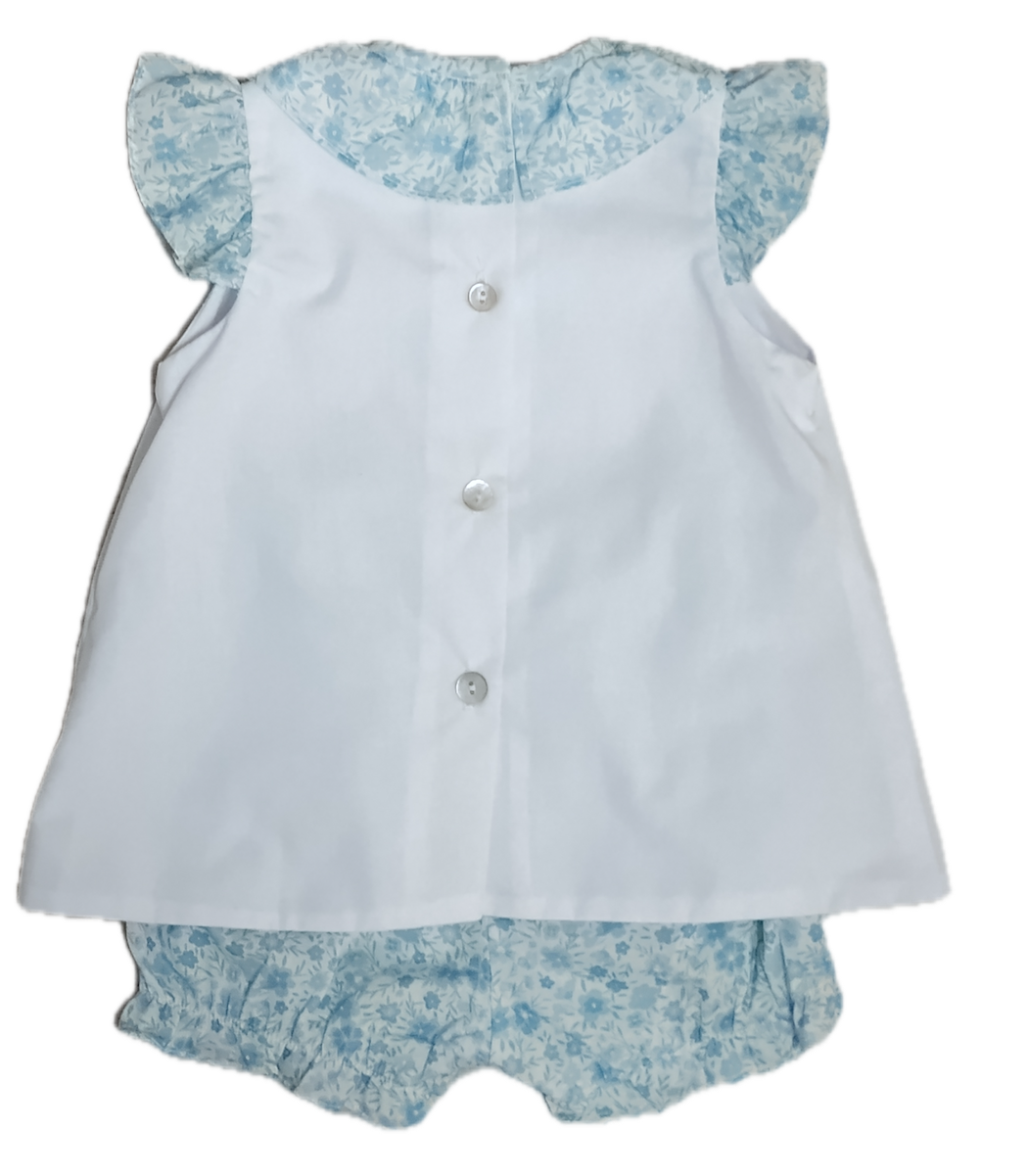 "Carly and Ronnie" Baby Girl's Diaper Set - Little Threads Inc. Children's Clothing