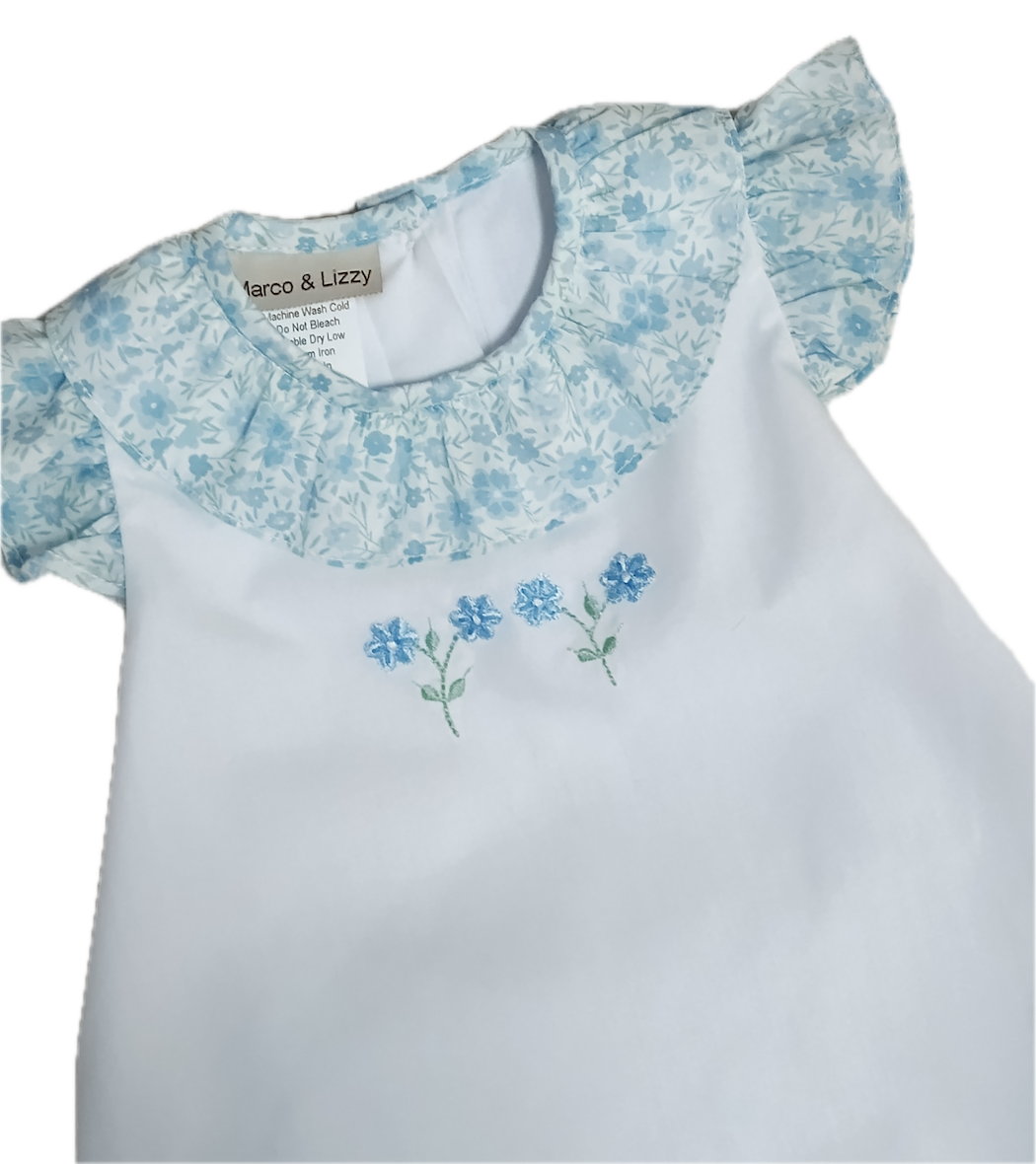"Carly and Ronnie" Baby Girl's Diaper Set - Little Threads Inc. Children's Clothing