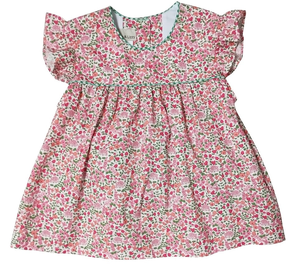 Brooke Floral Print Top - Little Threads Inc. Children's Clothing