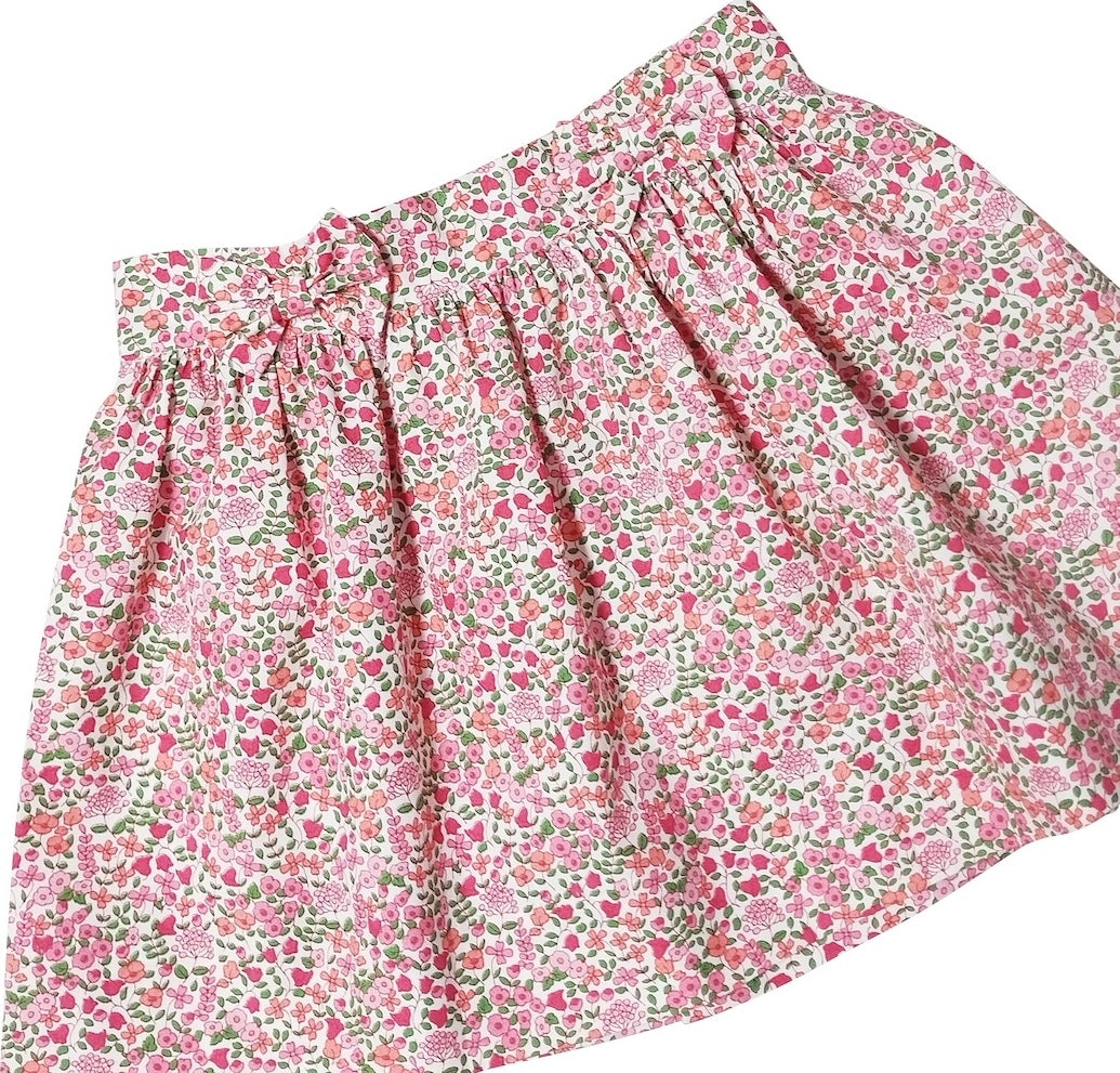 Brooke Floral Girl's Skirt - Little Threads Inc. Children's Clothing
