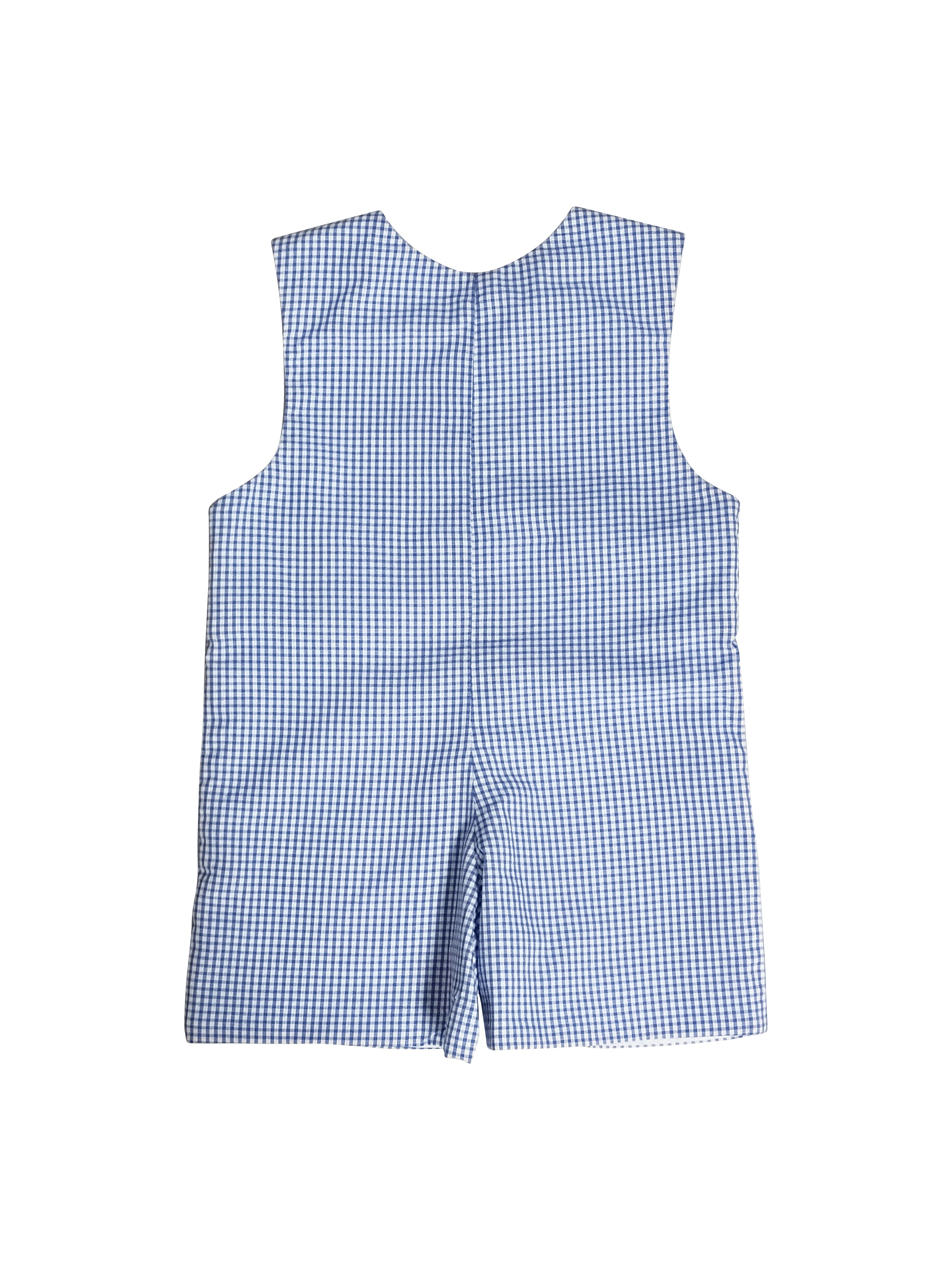 Firetruck Applique Boy's Overall - Little Threads Inc. Children's Clothing