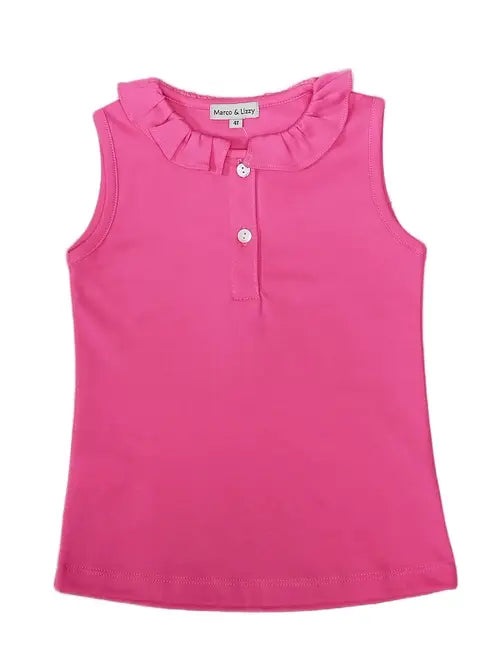 Golf Girl's Fushia Top - Little Threads Inc. Children's Clothing