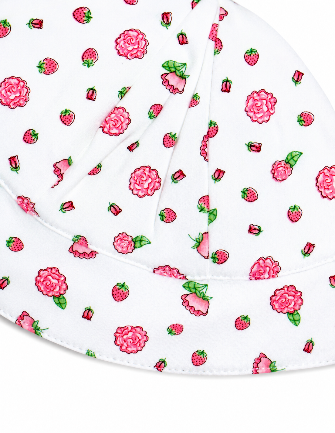 Baby Girl's Sunhat Bundle- Blue Striped, Duckies, Berries and Flowers and Whales
