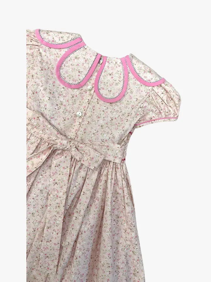Girls hand smocked dress Cameron Collection