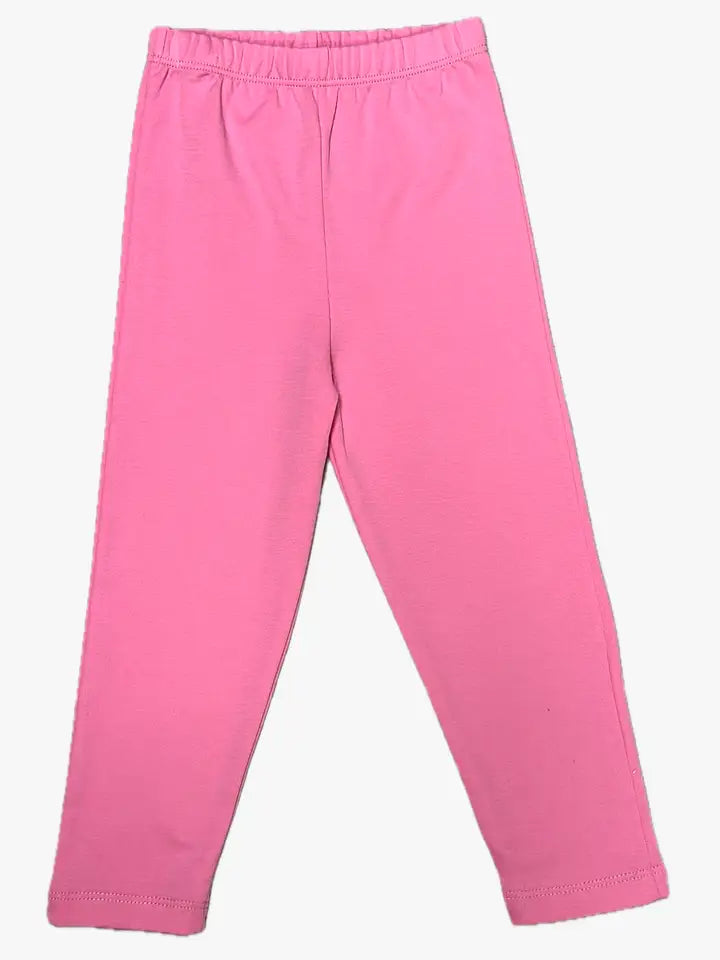 Santa girls legging set Pink Santa Collection - Little Threads Inc. Children's Clothing