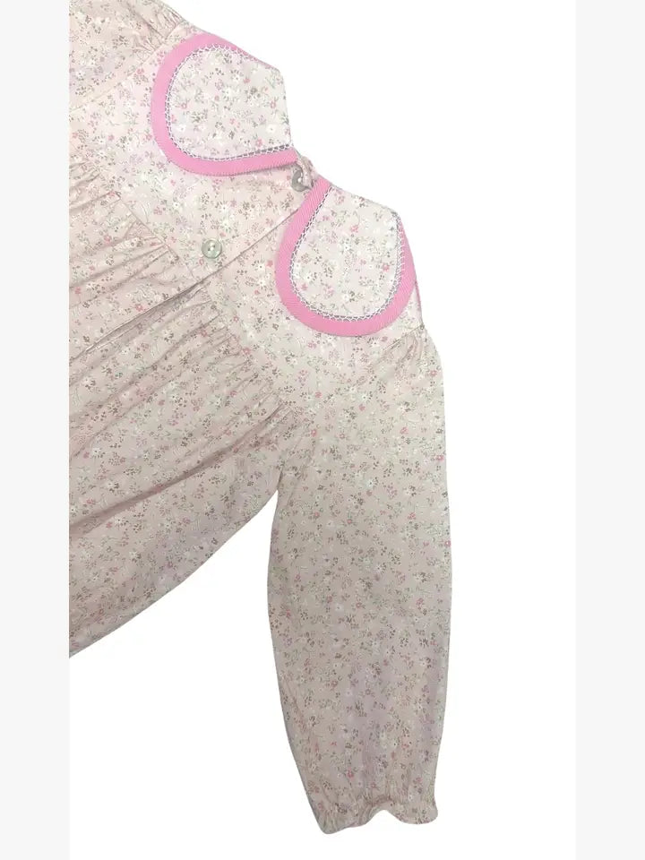Petal collar baby girl bubble Cameron Collection