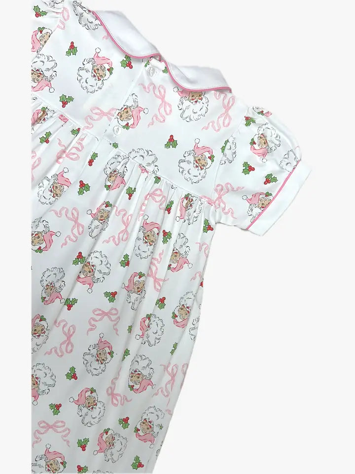 Girls float dress Pink Santa Collection - Little Threads Inc. Children's Clothing