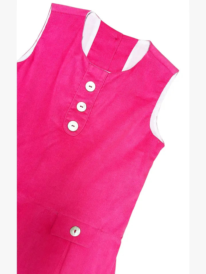 Girl's "Amy & Lucas" Hot Pink Jumper - Little Threads Inc. Children's Clothing