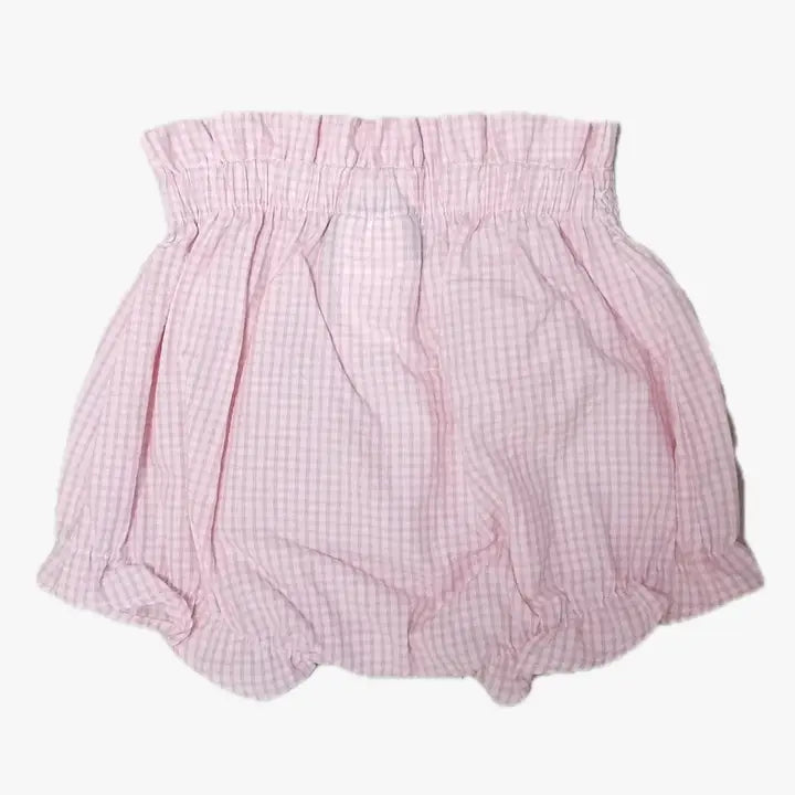 Baby Girl's Pink Checkered Diaper Cover - Little Threads Inc. Children's Clothing