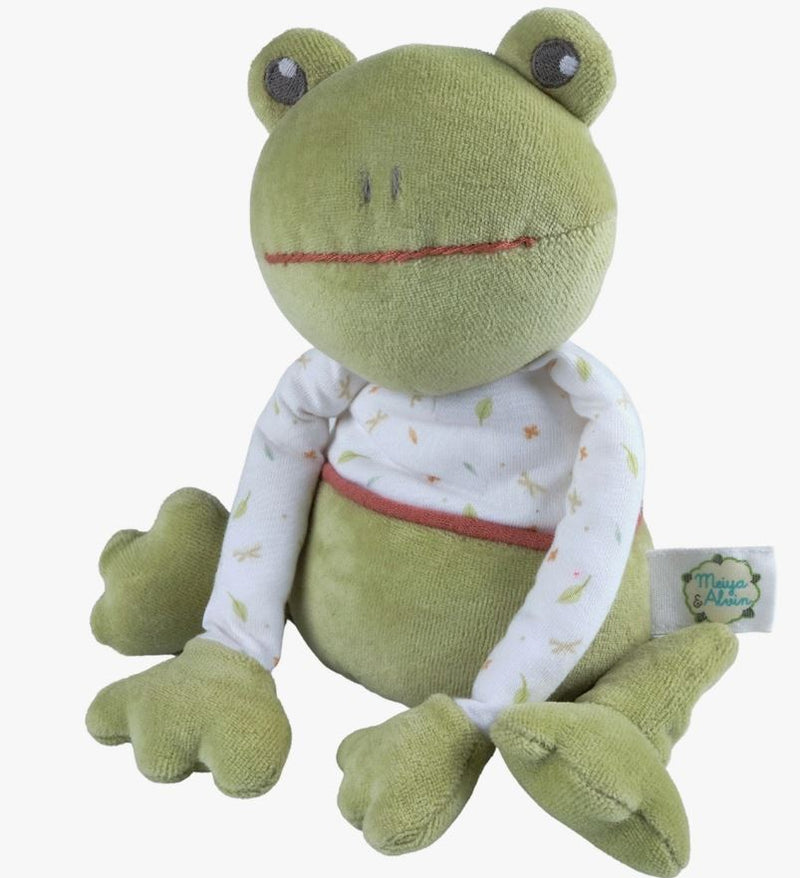 Gemba the Frog Soft Toy - Little Threads Inc. Children's Clothing