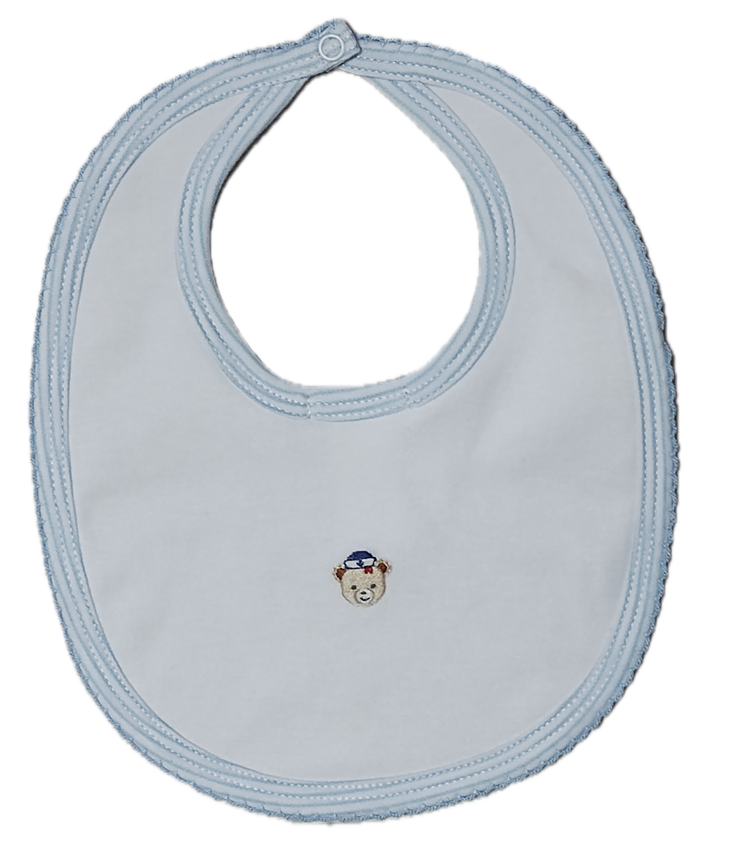 Sailor Bear bib - Little Threads Inc. Children's Clothing