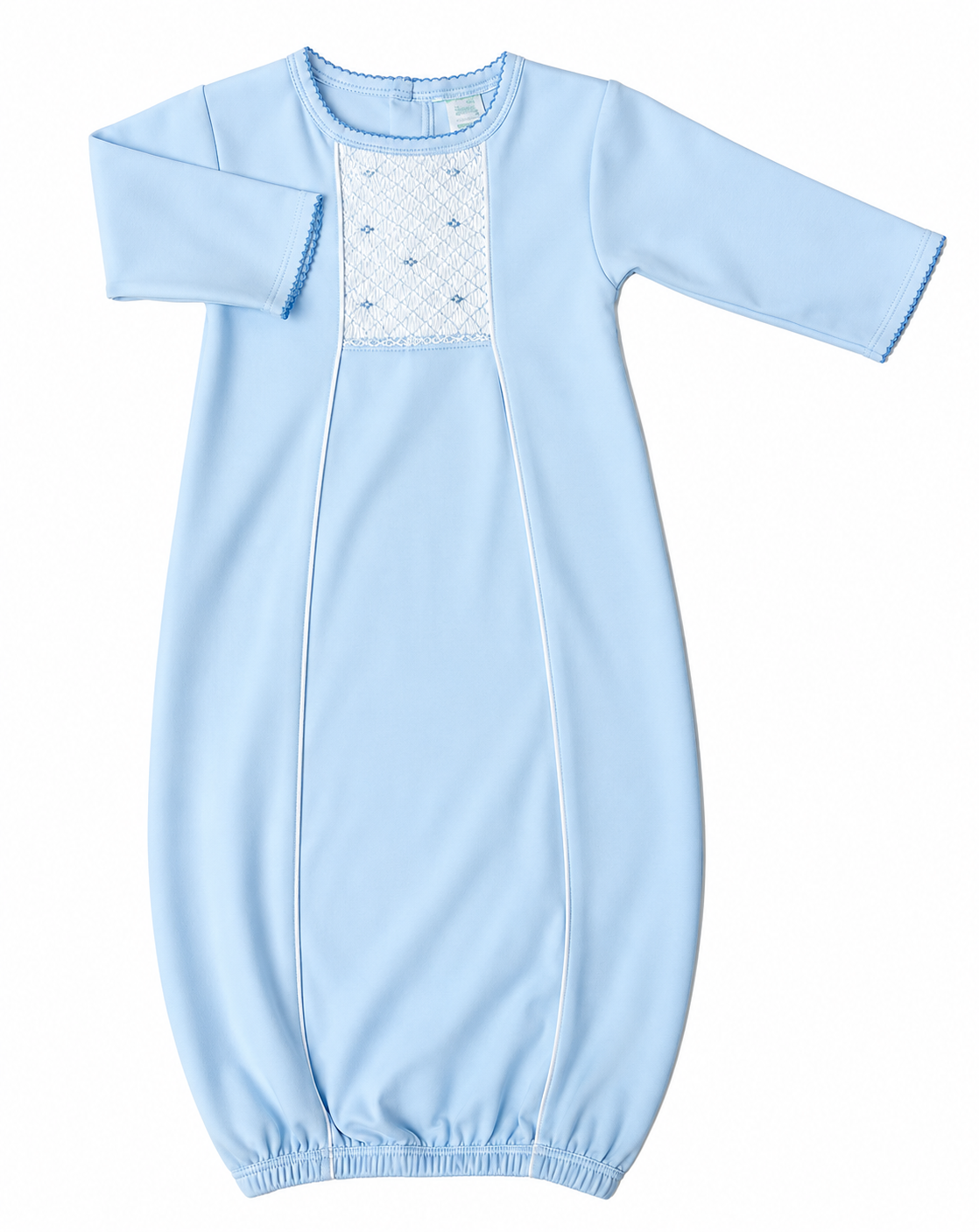 Baby boy smocked Daygown