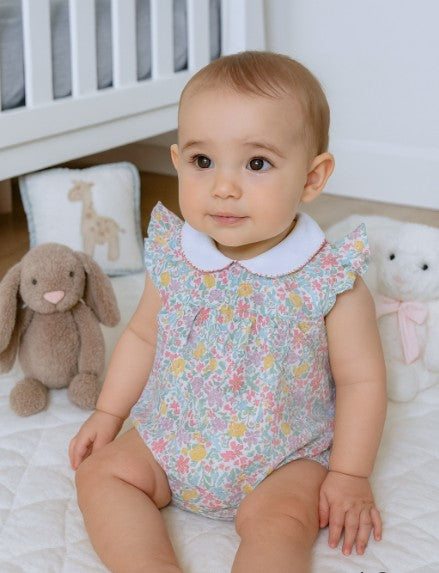 Baby Girl Romper Spring Meadows Collection - Little Threads Inc. Children's Clothing