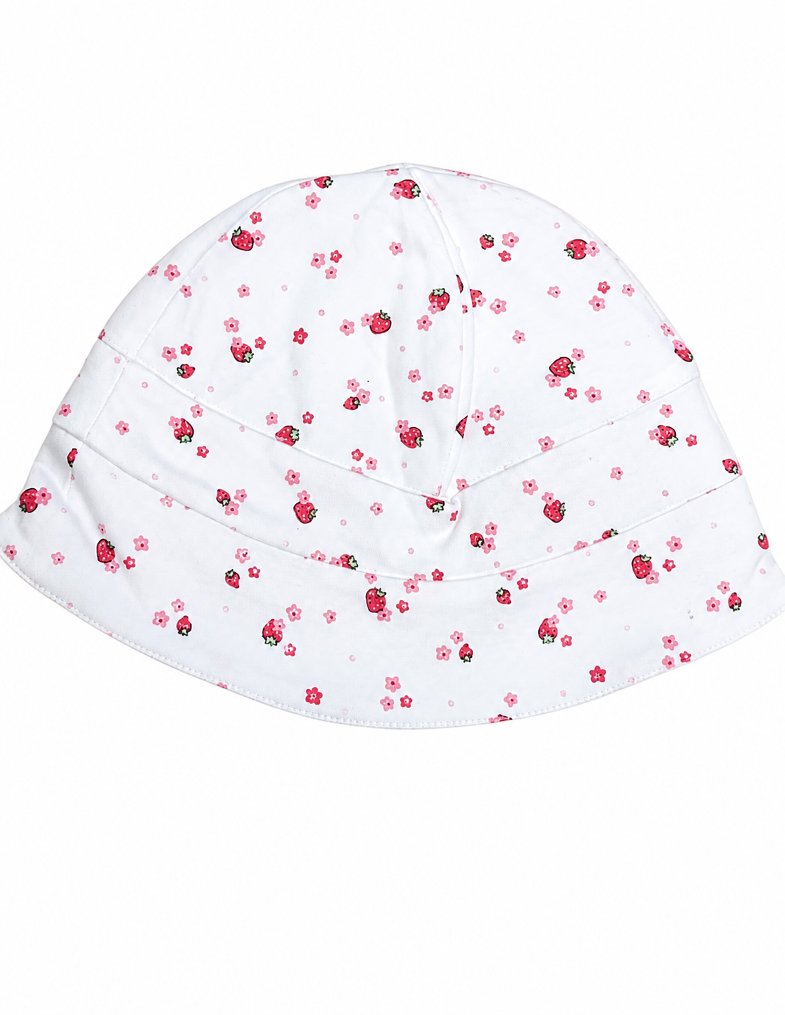 Sunhat Baby Girl Bundle -Strawberries, pink dots and blue stripes