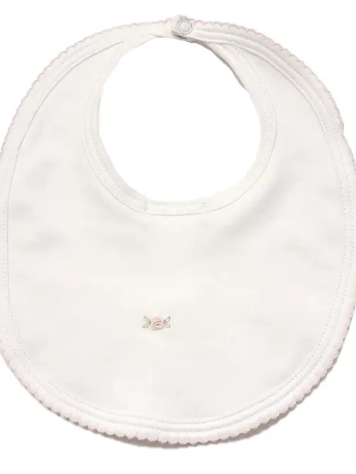 Girls Hand Smocked Bib 100% Pima Celine & Tom Collection - Little Threads Inc. Children's Clothing