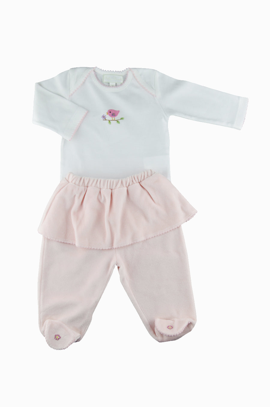 Baby Girl's Pink Birdies Set - Little Threads Inc. Children's Clothing