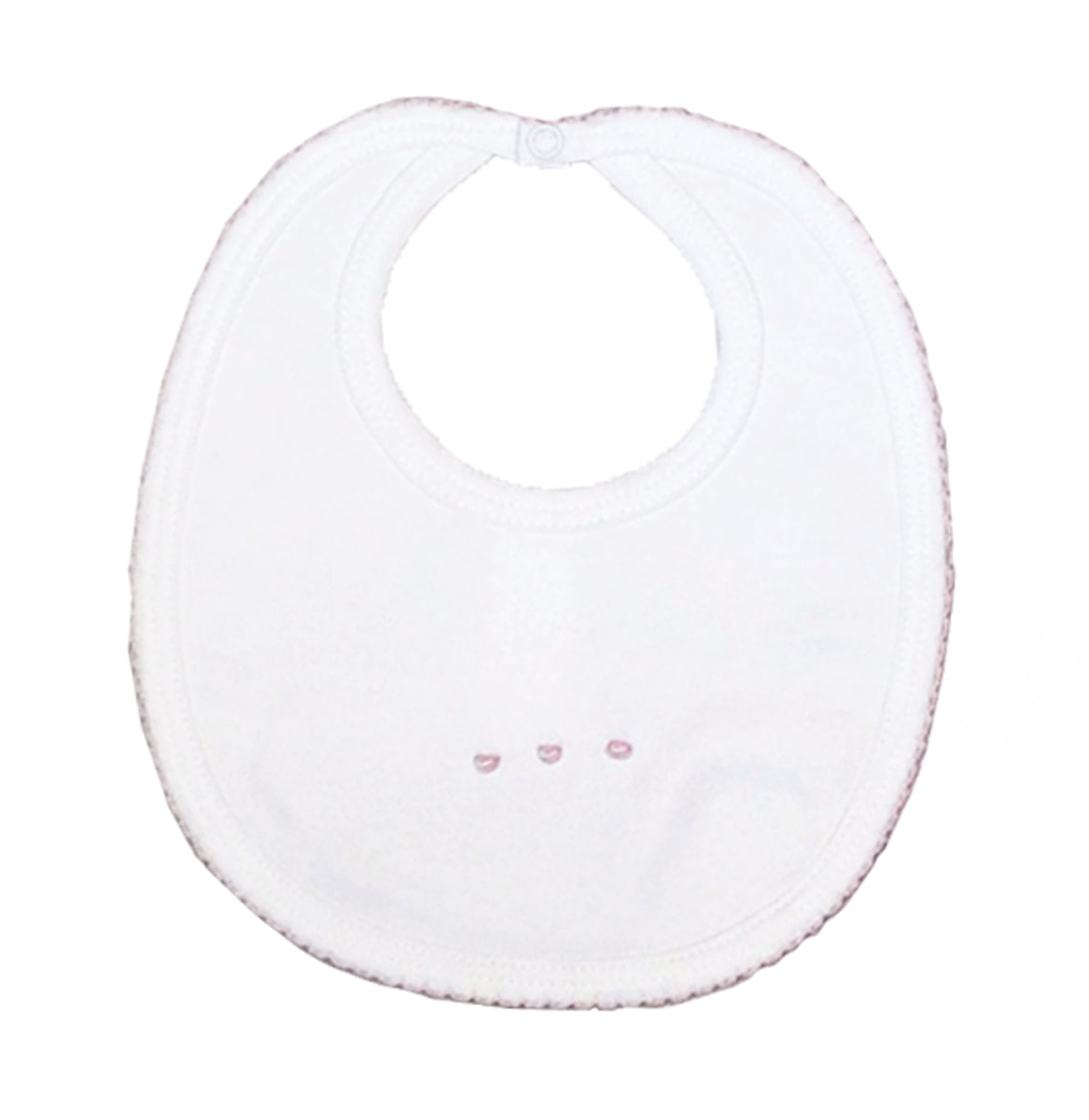 Baby Girl's Pink Dot Bib - Little Threads Inc. Children's Clothing