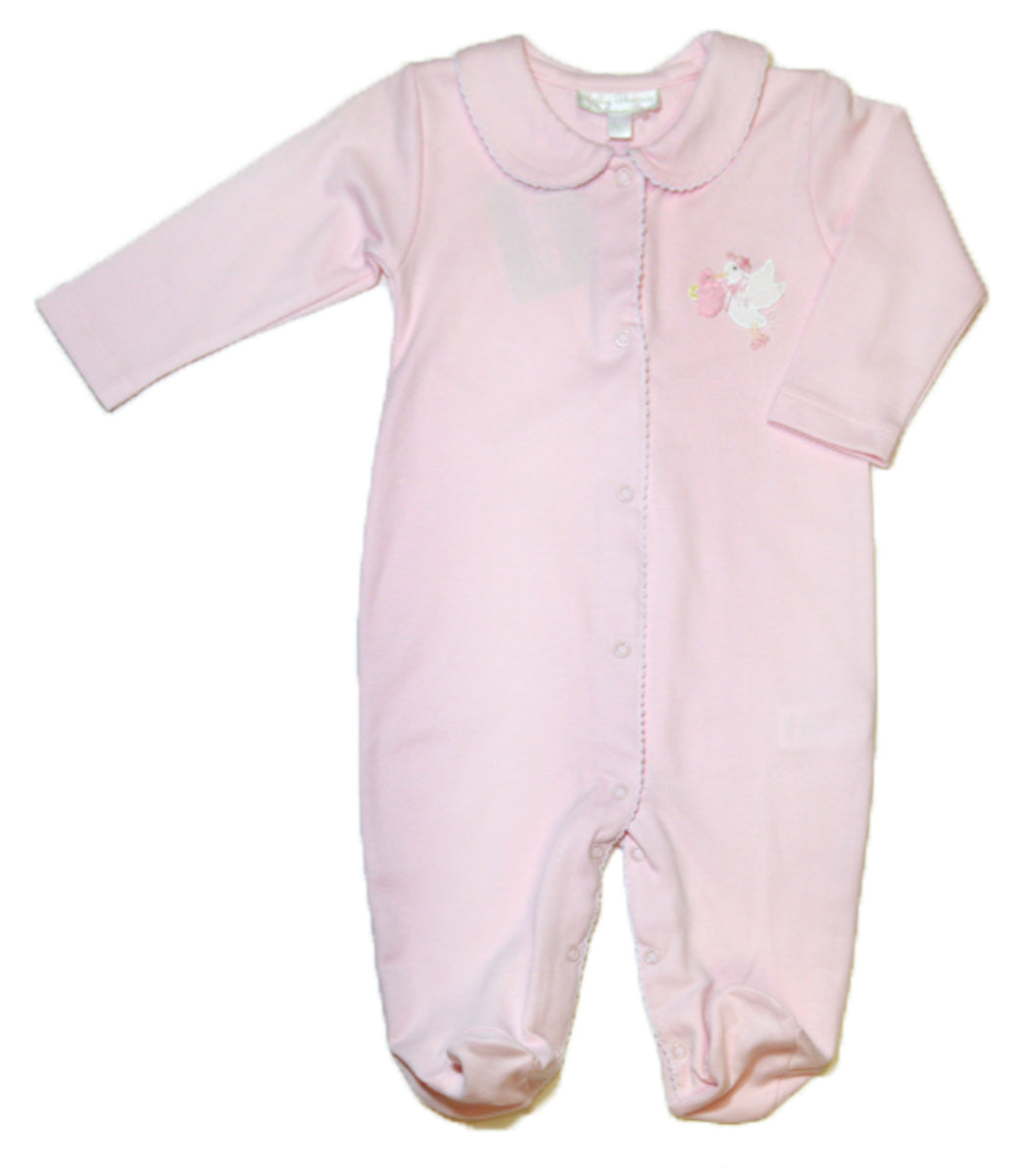 Baby Girl's 2 Pc Stork Set - Little Threads Inc. Children's Clothing