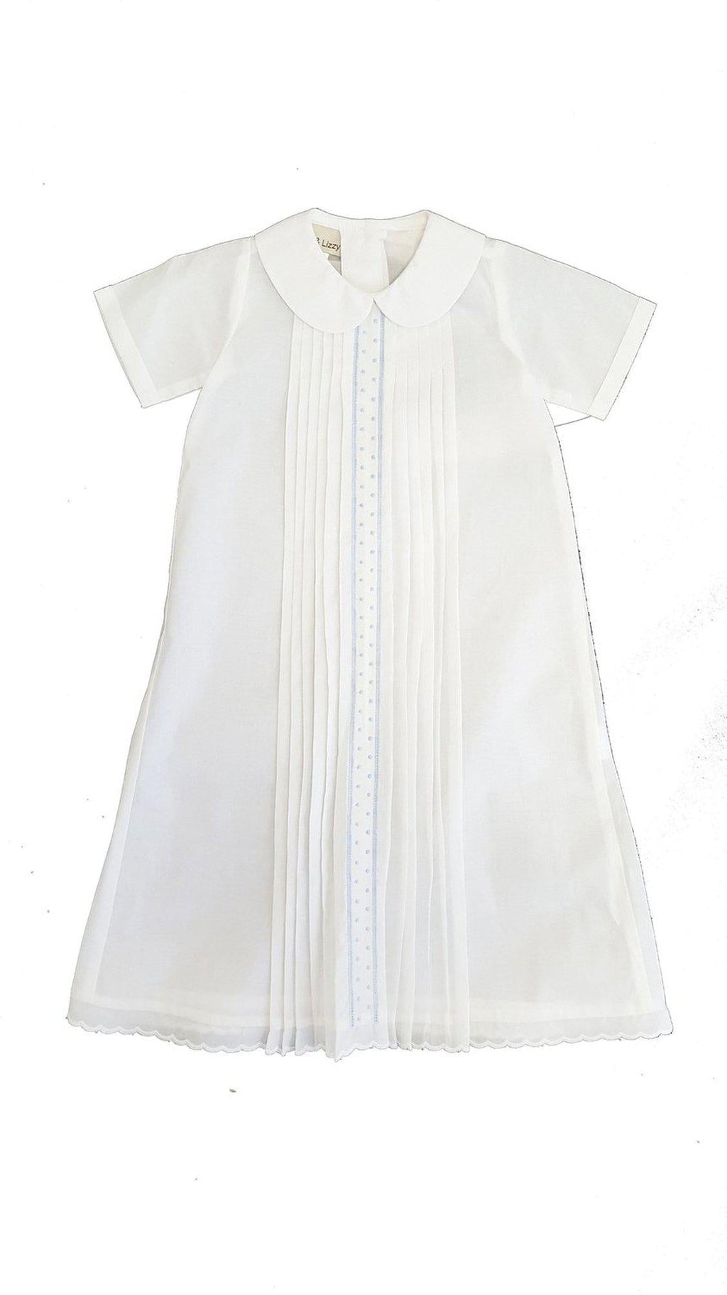 White Boy's Daygown - Little Threads Inc. Children's Clothing