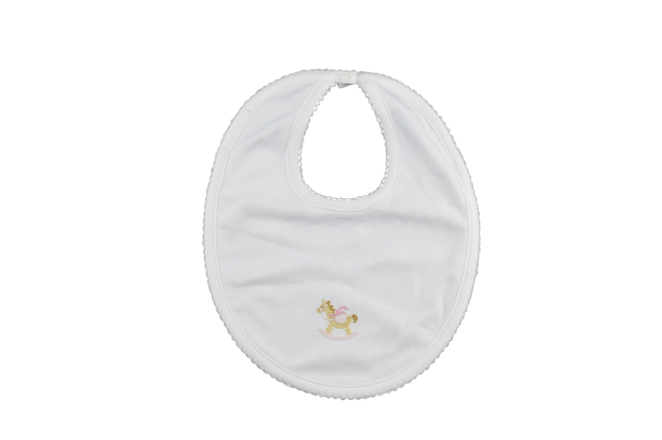 Baby Girl's Rocking Horse BIb - Little Threads Inc. Children's Clothing