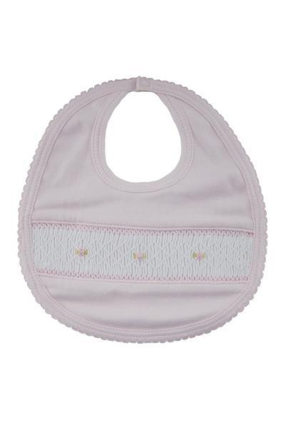 Rosebuds Smocked Bib - Little Threads Inc. Children's Clothing