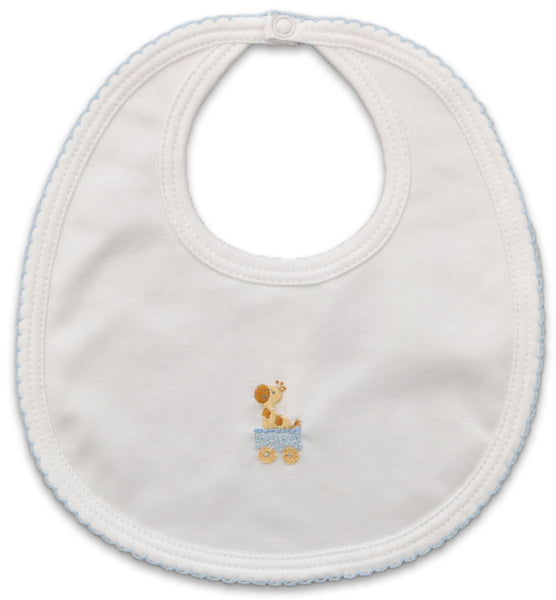 Animal Train Bib - Little Threads Inc. Children's Clothing