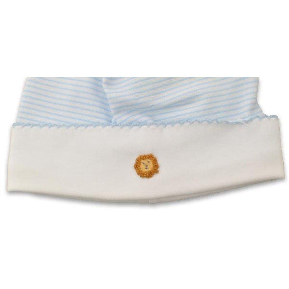 Animal Train Blue Striped baby boy hat - Little Threads Inc. Children's Clothing