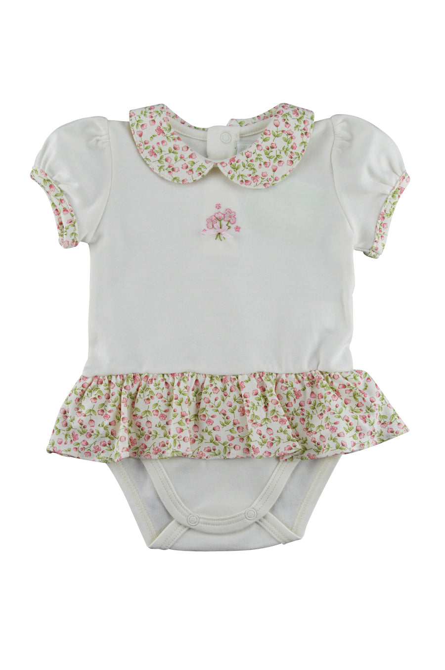 Baby Girl's Coral Print Dress - Little Threads Inc. Children's Clothing