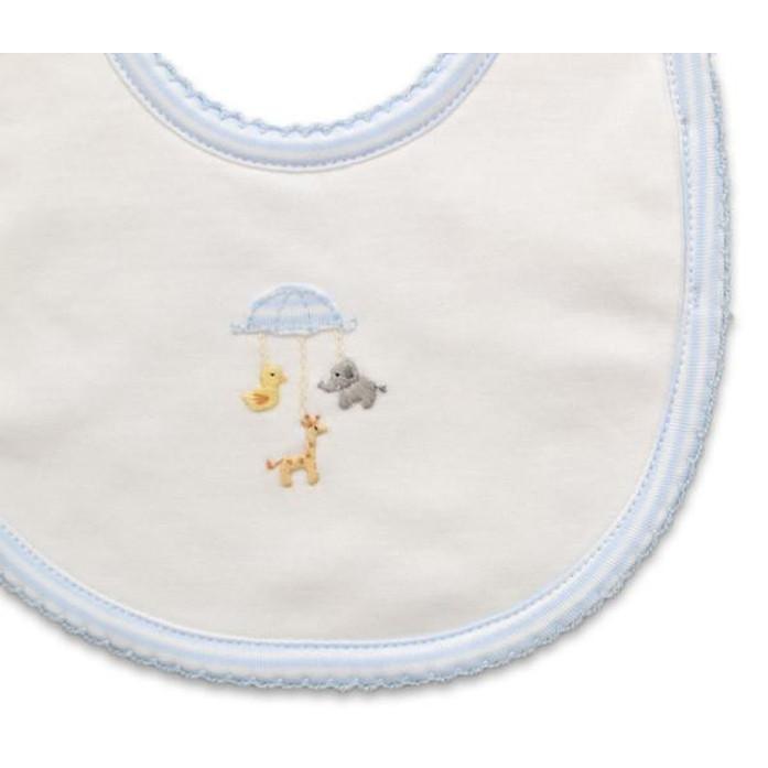 Animal Mobile Pima Cotton Boy Bib - Little Threads Inc. Children's Clothing