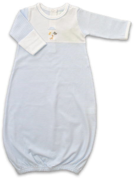 Animal Mobile Boy Daygown - Little Threads Inc. Children's Clothing