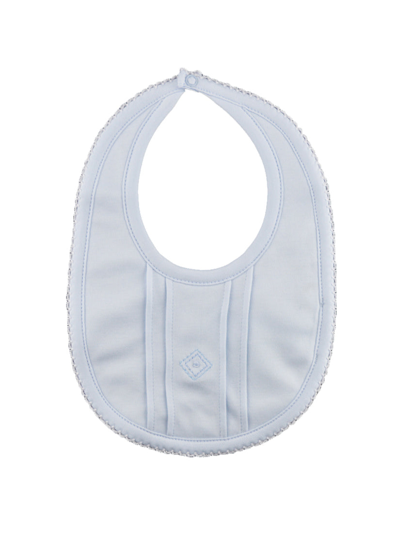 Baby Boy's Blue Argyle Bib - Little Threads Inc. Children's Clothing