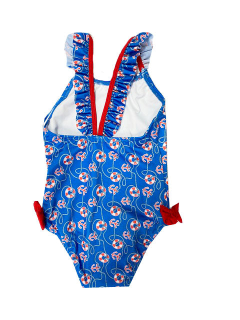 Nautical Girl's Swimsuit - Little Threads Inc. Children's Clothing