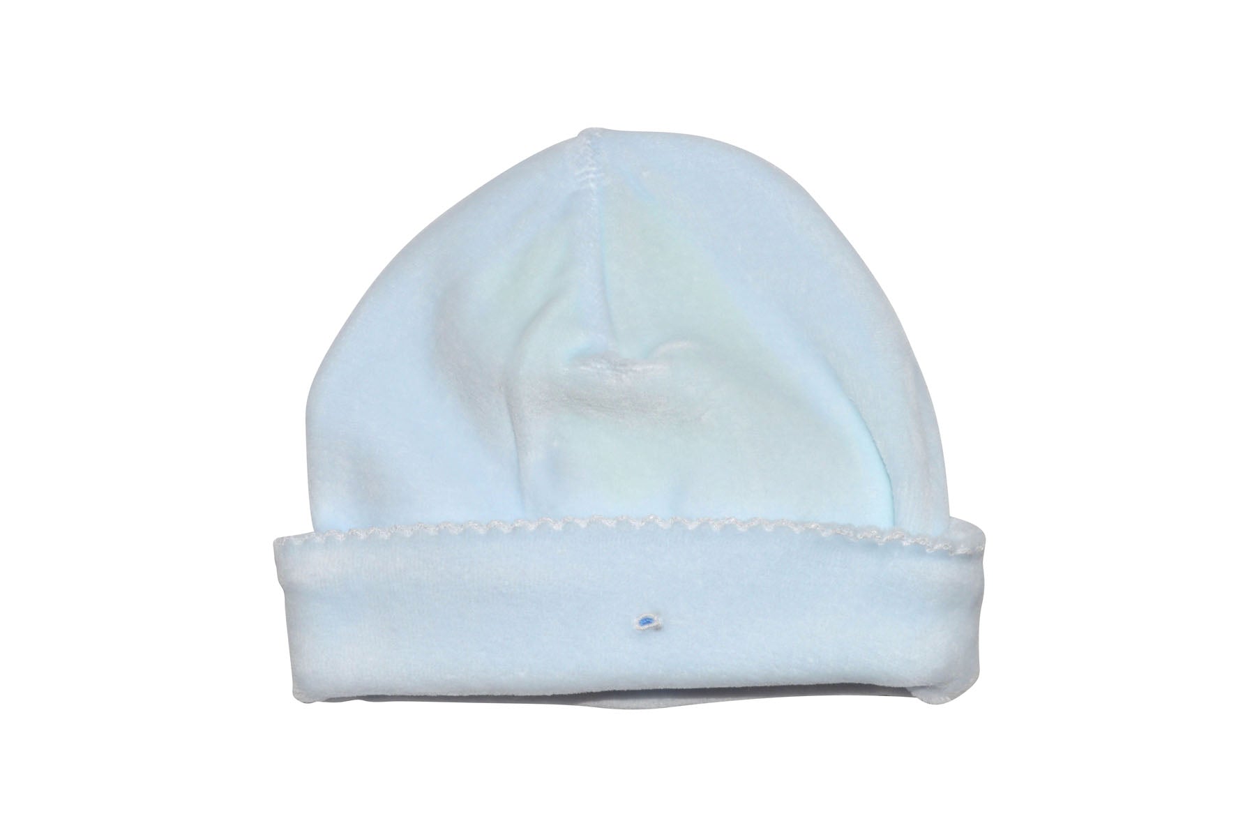 Blue Velour Baby Hat - Little Threads Inc. Children's Clothing