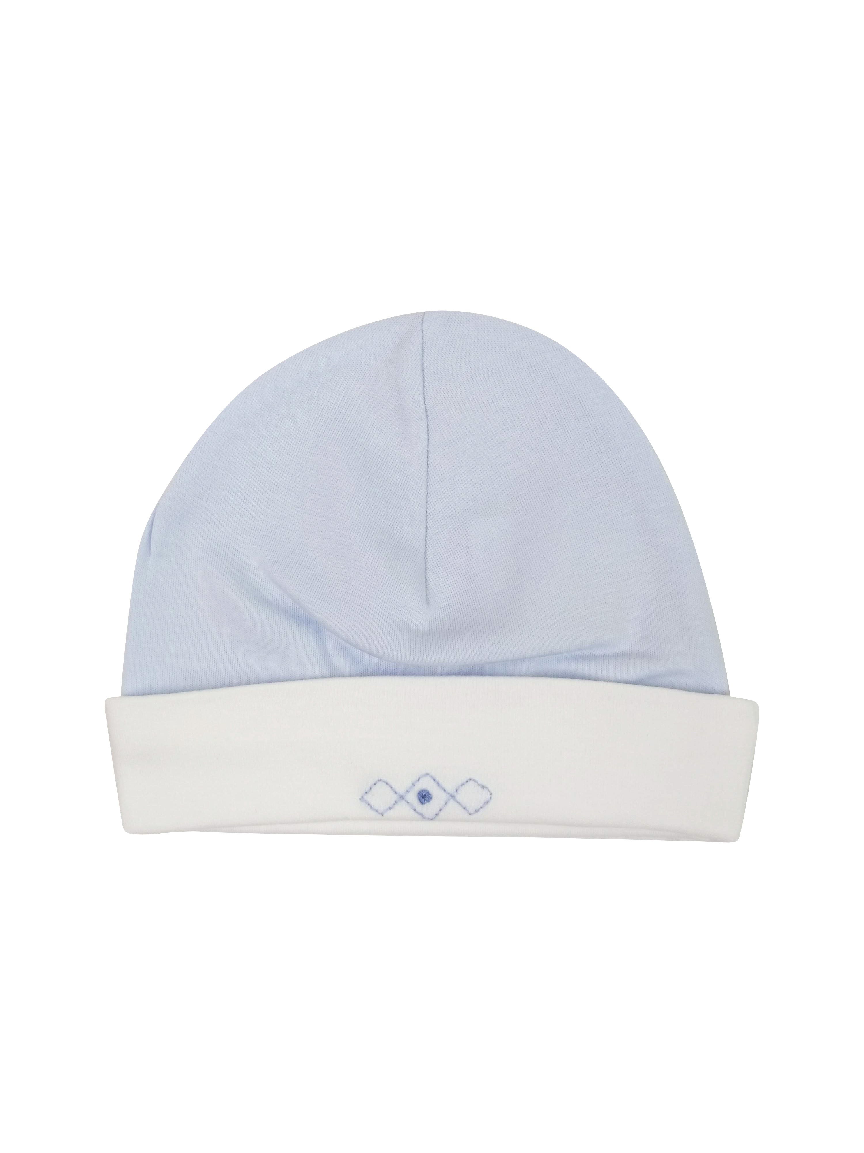 Baby Boy's Blue Diamond Hat - Little Threads Inc. Children's Clothing