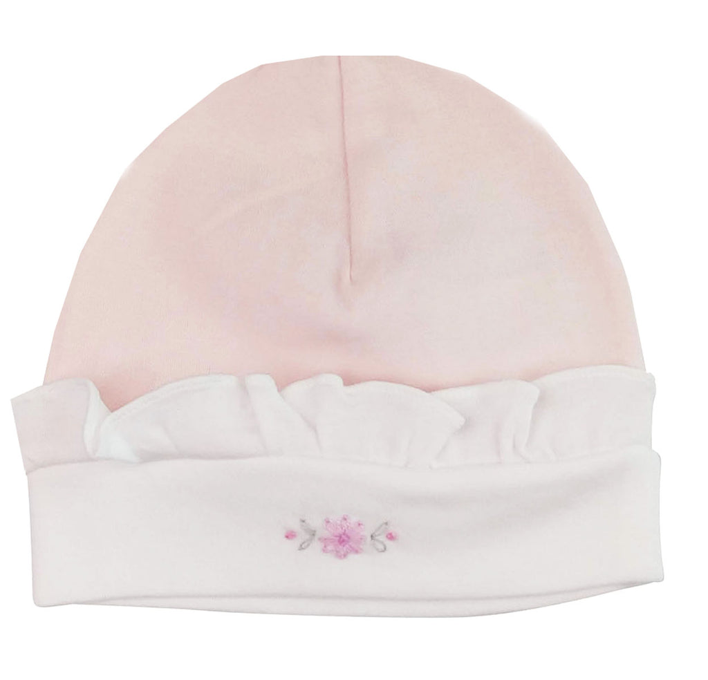 Pink Pima Cotton baby hat - Little Threads Inc. Children's Clothing