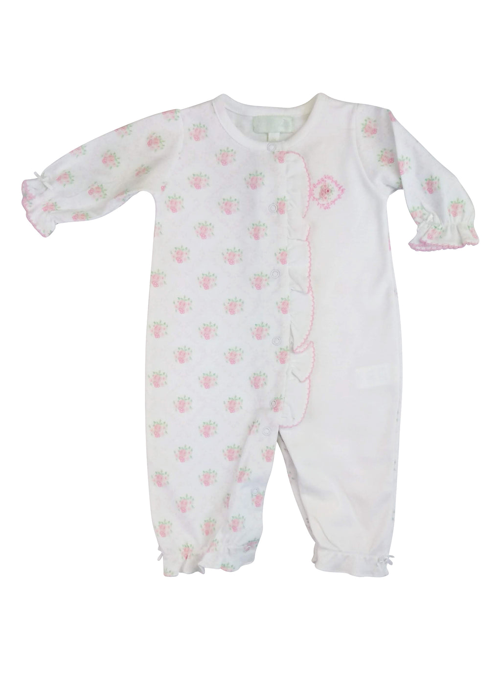 Baby Girl's Floral Ruffle Converter - Little Threads Inc. Children's Clothing