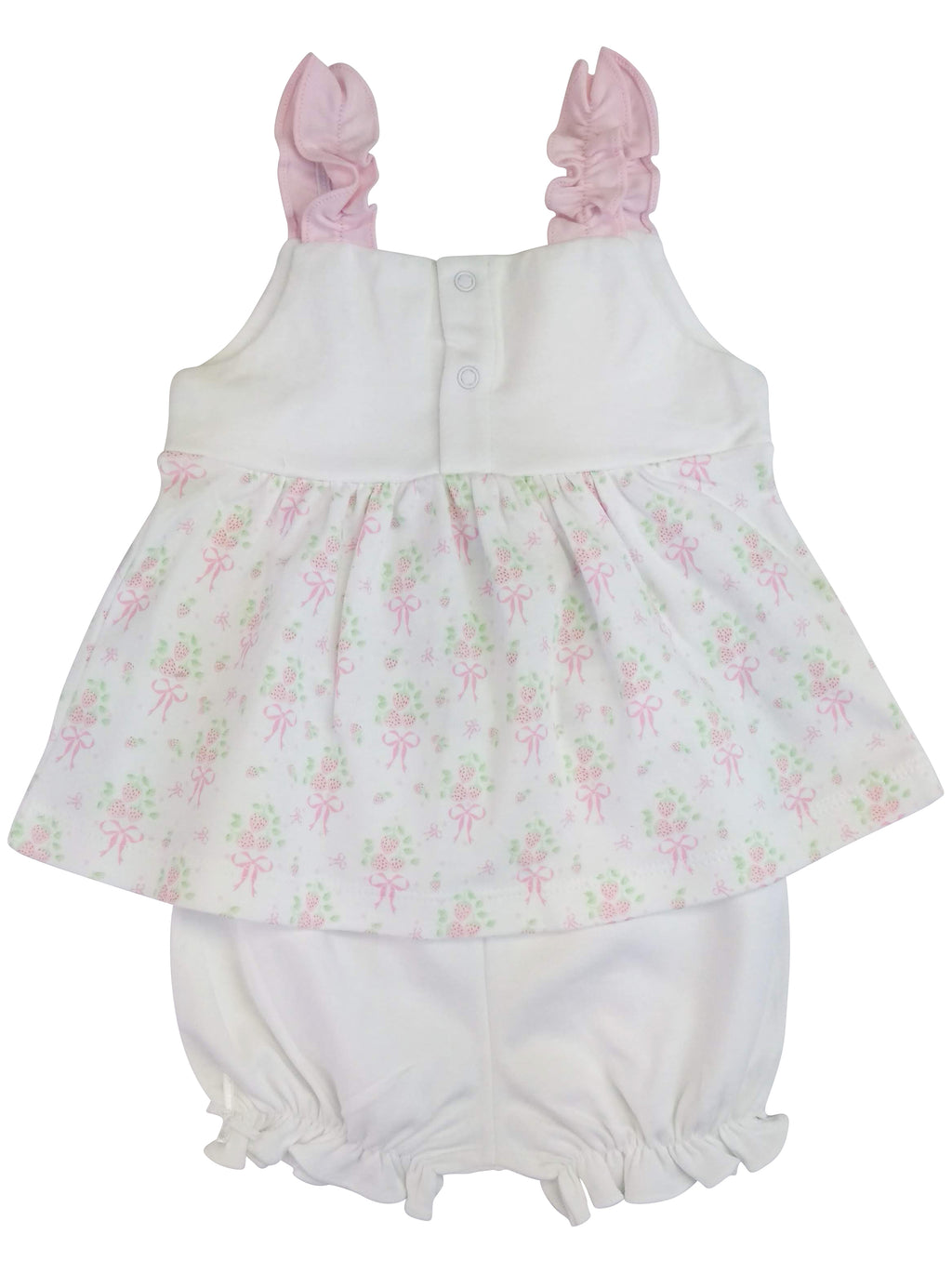 Baby Girl Strawberry Print Dress - Little Threads Inc. Children's Clothing