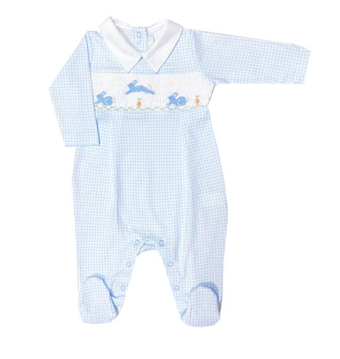 Easter Bunnies Boy Footie - Little Threads Inc. Children's Clothing