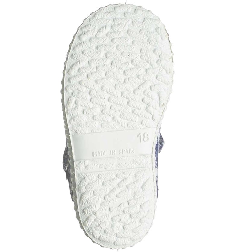 Cienta Navy Gingham canvas kids shoes - Little Threads Inc. Children's Clothing