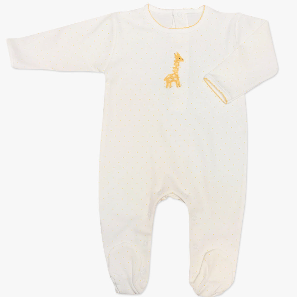Baby's "Cute Giraffe" Footie - Little Threads Inc. Children's Clothing
